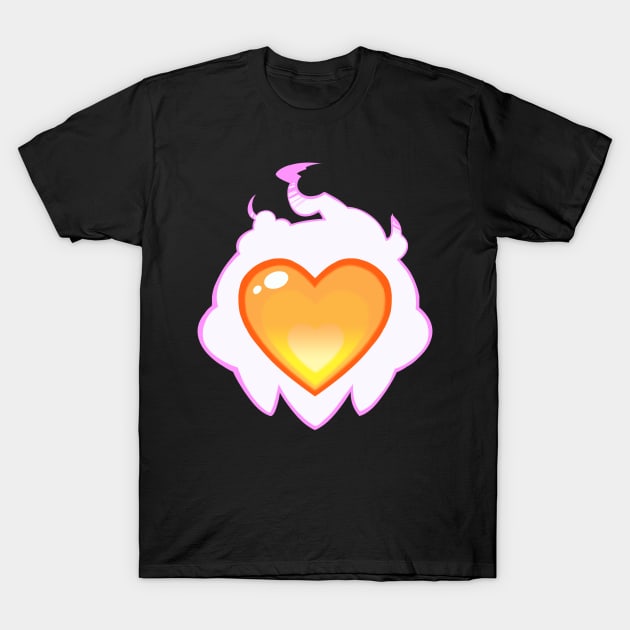 Burning Heart T-Shirt by purgatoryRose